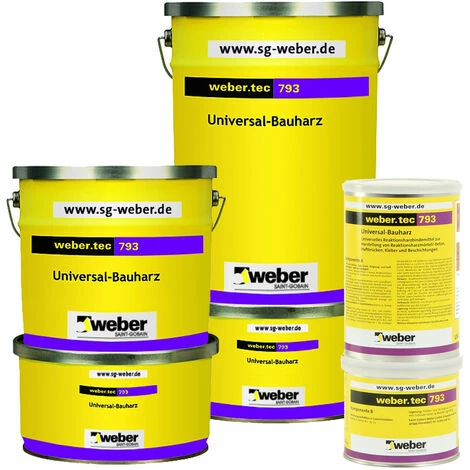 Weber.tec 793 Universal Bauharz Transparent 3 Kg Eimer 2 Weber.tec 793 Universal Bauharz Transparent 3 Kg Eimer