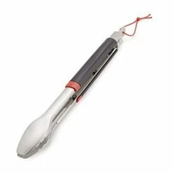 WEBER 6317 GRILLZANGE, SCHWARZ/SILBER