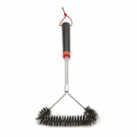 WEBER THREE-SIDED GRILL BRUSH DREISEITIGE GRILLBÜRSTE, 46 CM, SCHWARZ/SILBER, 6278 6 WEBER THREE-SIDED GRILL BRUSH DREISEITIGE GRILLBÜRSTE, 46 CM, SCHWARZ/SILBER, 6278 – Bild 4