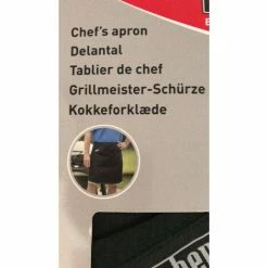 Weber Schürze Baumwolle Grillen BBQ Kochen Schwarz 8301