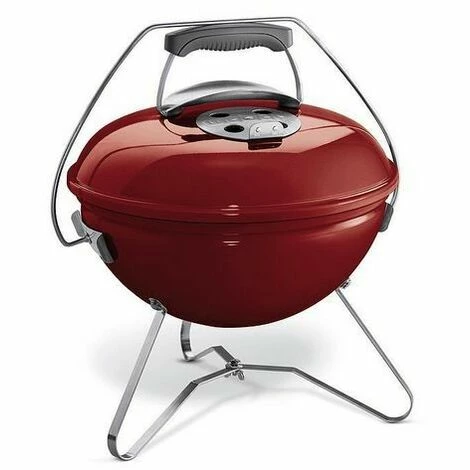 Weber Holzkohlegrill Smokey Joe Premium 37 Cm Crimson Red Cod. 1123004 3 Weber Holzkohlegrill Smokey Joe Premium 37 Cm Crimson Red Cod. 1123004