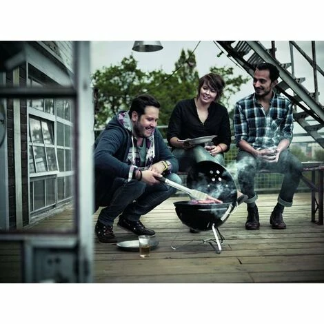 Weber Holzkohlegrill Smokey Joe Premium 37 Cm Elfenbeinweiß Cod. 1125004 5 Weber Holzkohlegrill Smokey Joe Premium 37 Cm Elfenbeinweiß Cod. 1125004 – Bild 3